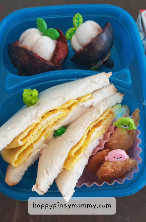 Weekly baon idea easy sandwiches