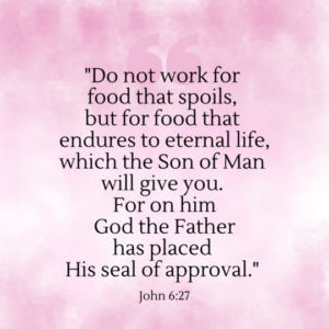 John 6:27