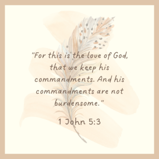 1 John 5:3