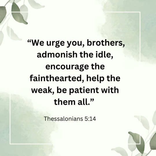 Thessalonians 5:14