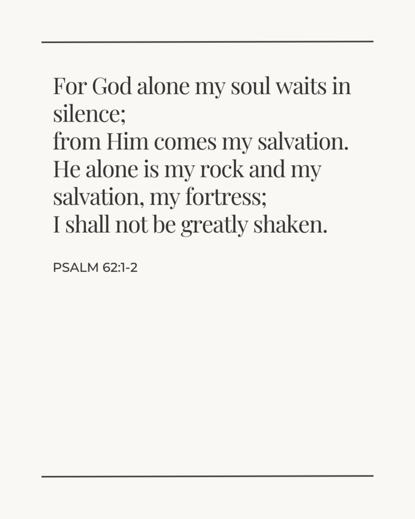 Psalm 62:1-2