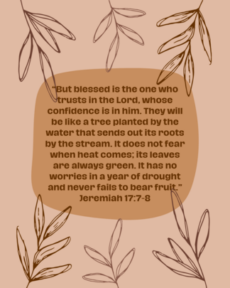 Jeremiah 17:7-8