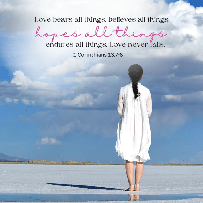 1 Corinthians 13:7-8