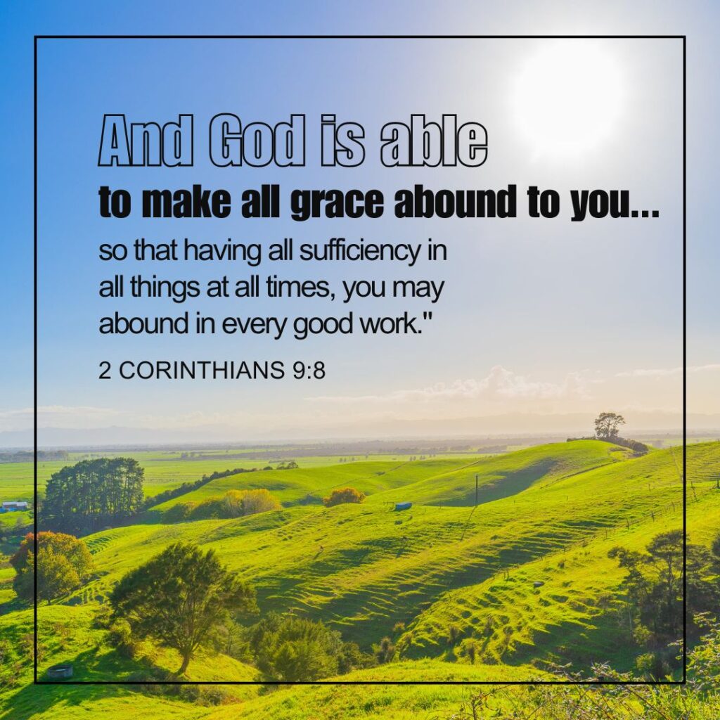 2 Corinthians 9:8