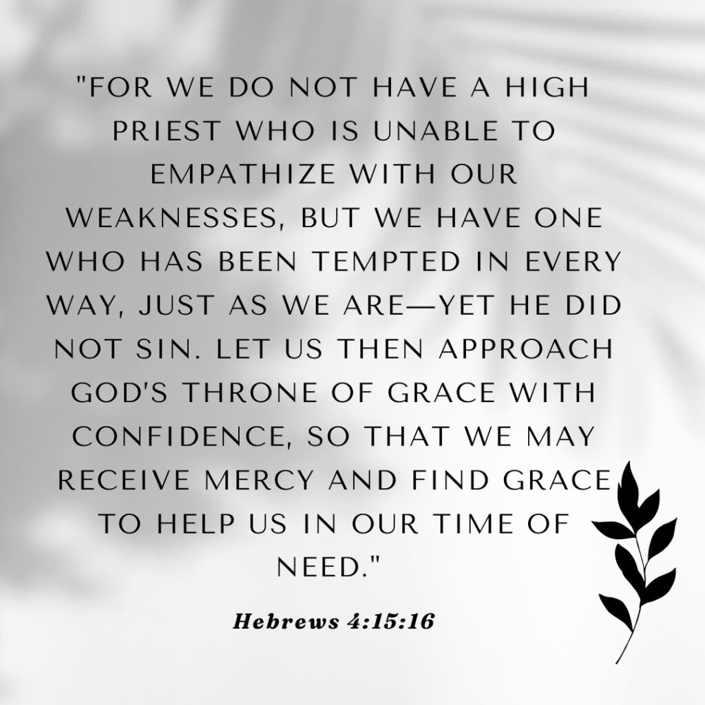 Hebrews 4:15-16