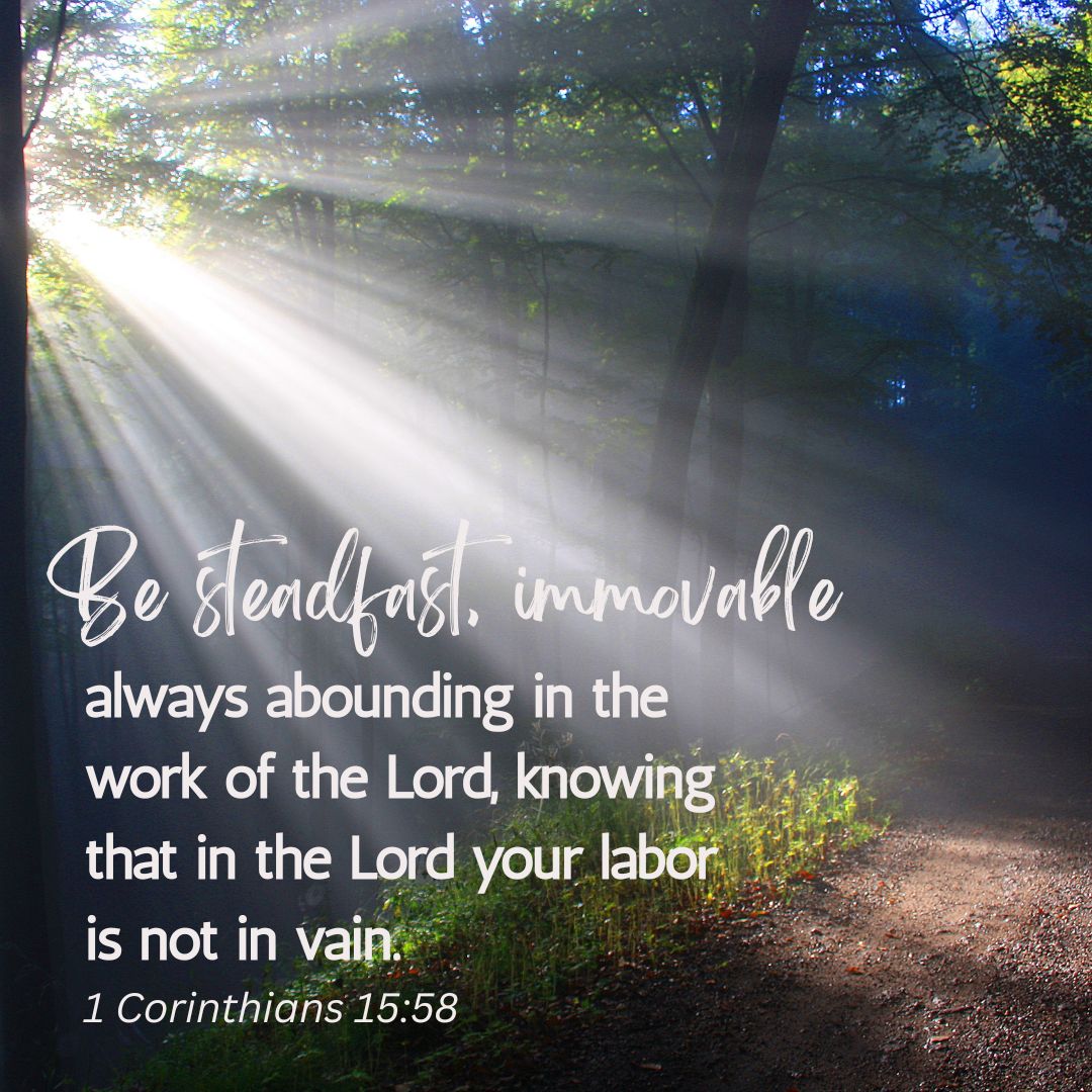 1 Corinthians 15:58