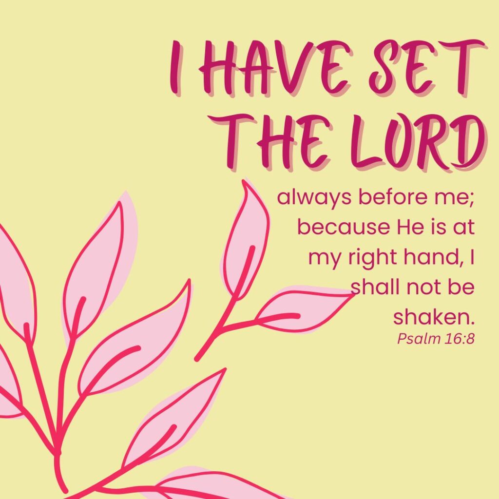 Psalm 16:8