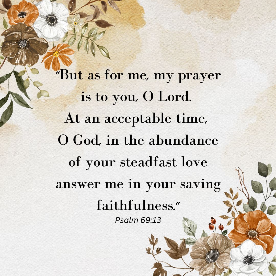 Psalm 69:13