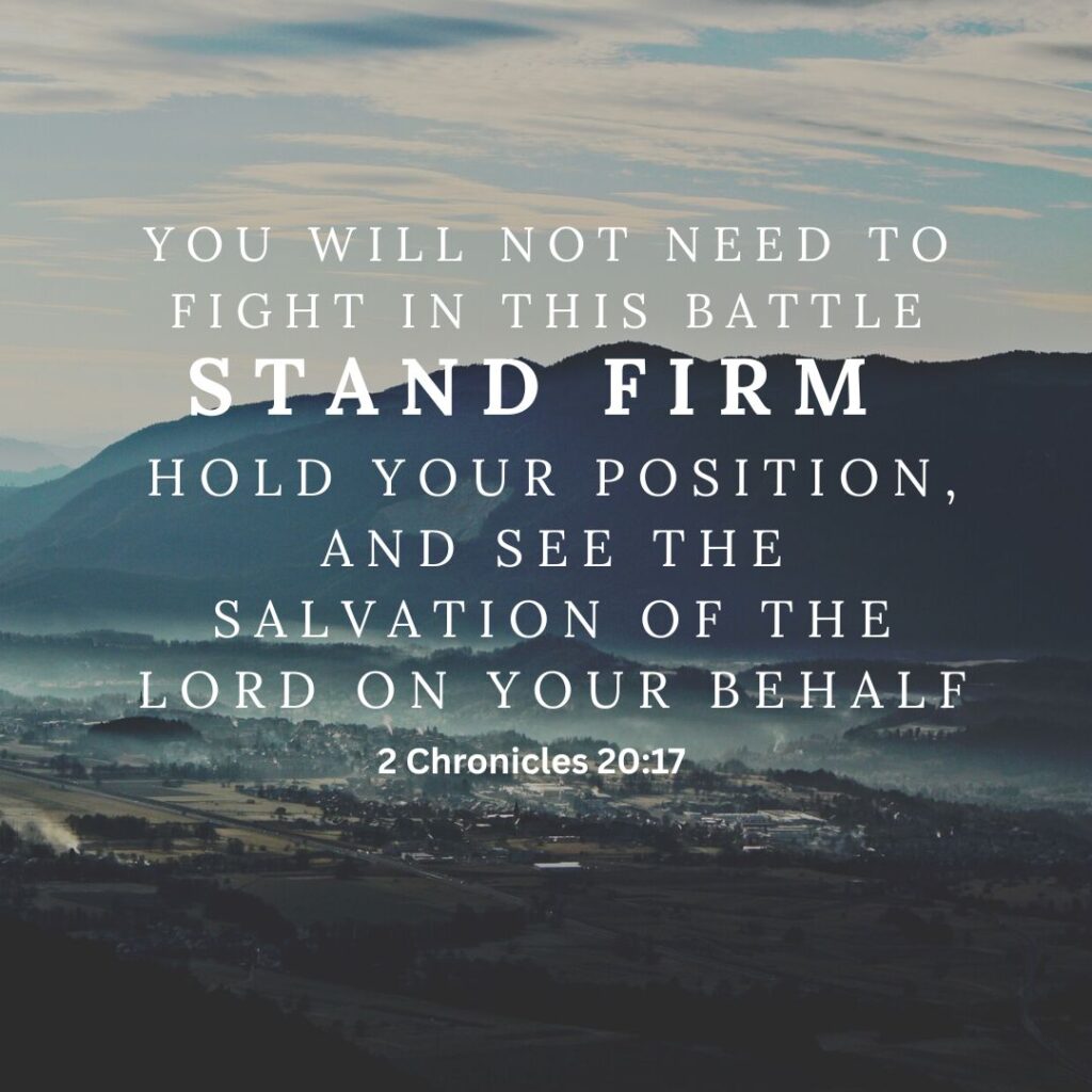 2 Chronicles 20:17