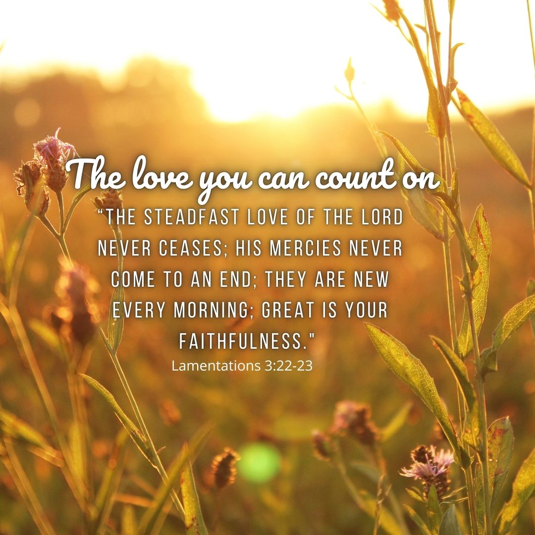 Lamentations 3:22-23