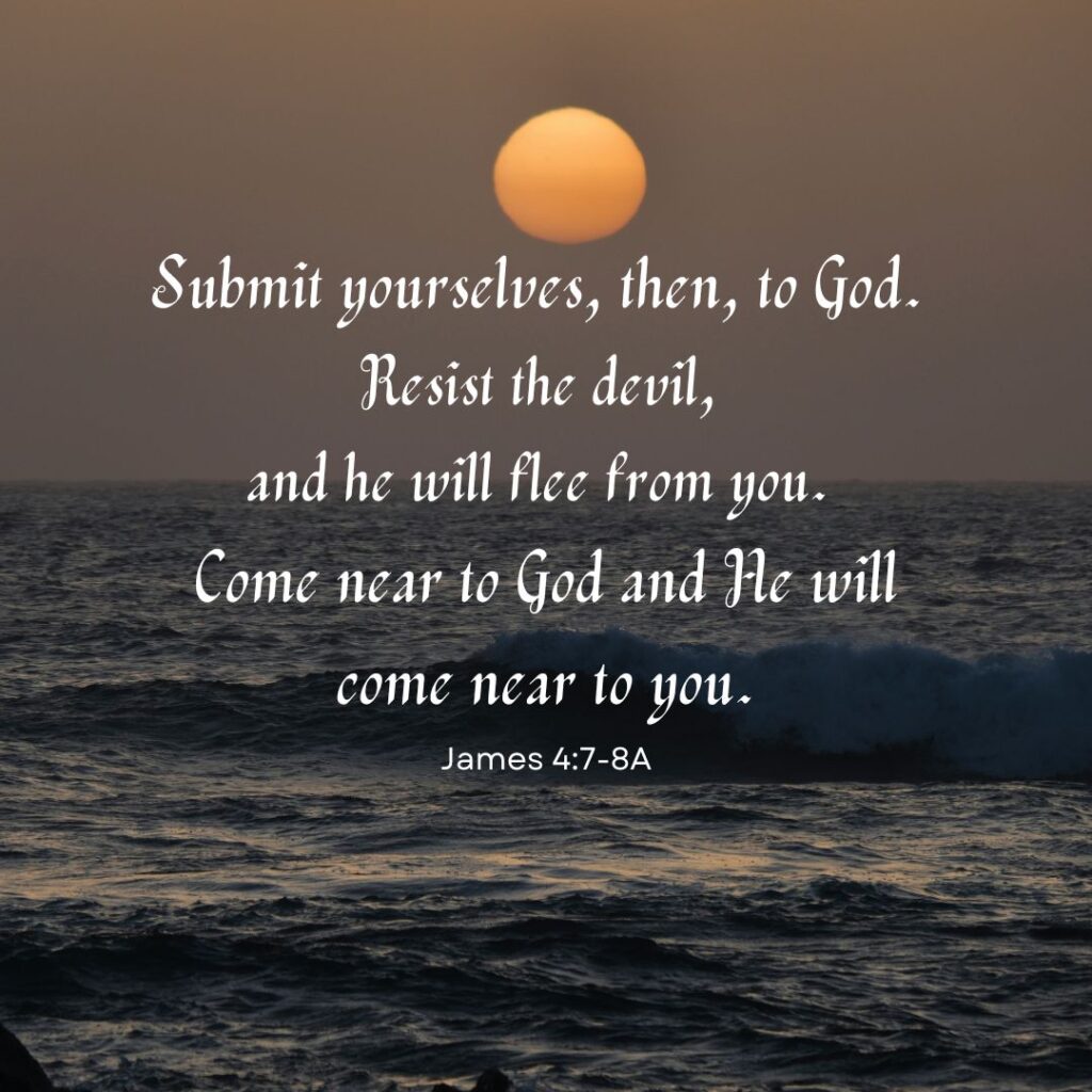 James 4:7-8A (PHOTO: Photo by Leon Rohrwild on Unsplash)