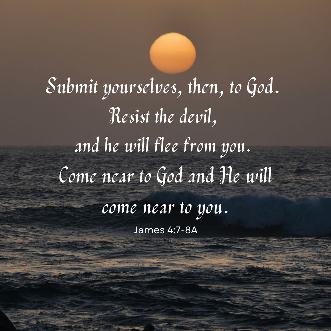 James 4:7-8A (PHOTO: Photo by Leon Rohrwild on Unsplash)