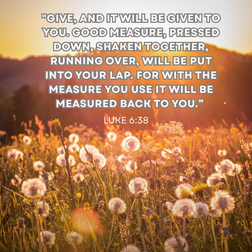Luke 6:38
