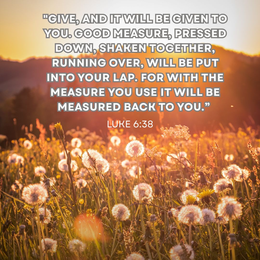 Luke 6:38