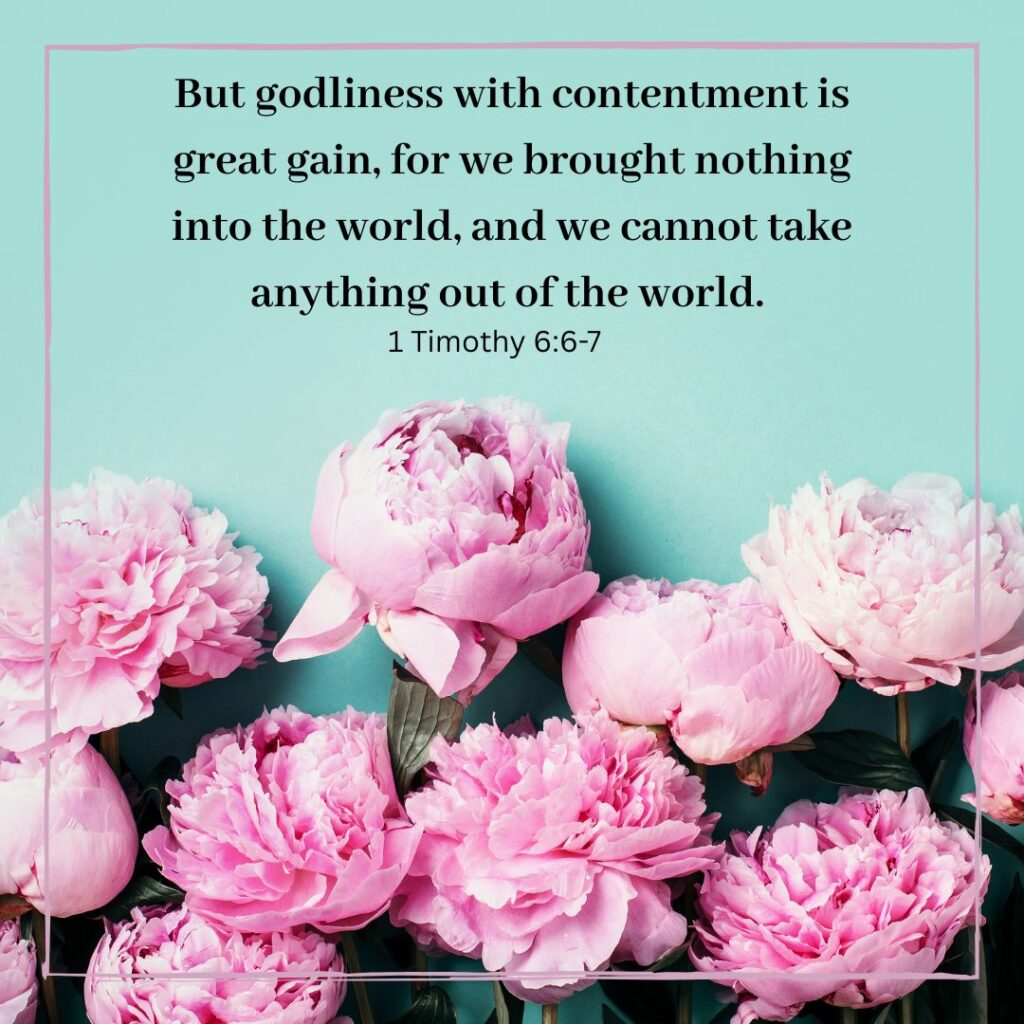 1 Timothy 6:6-7