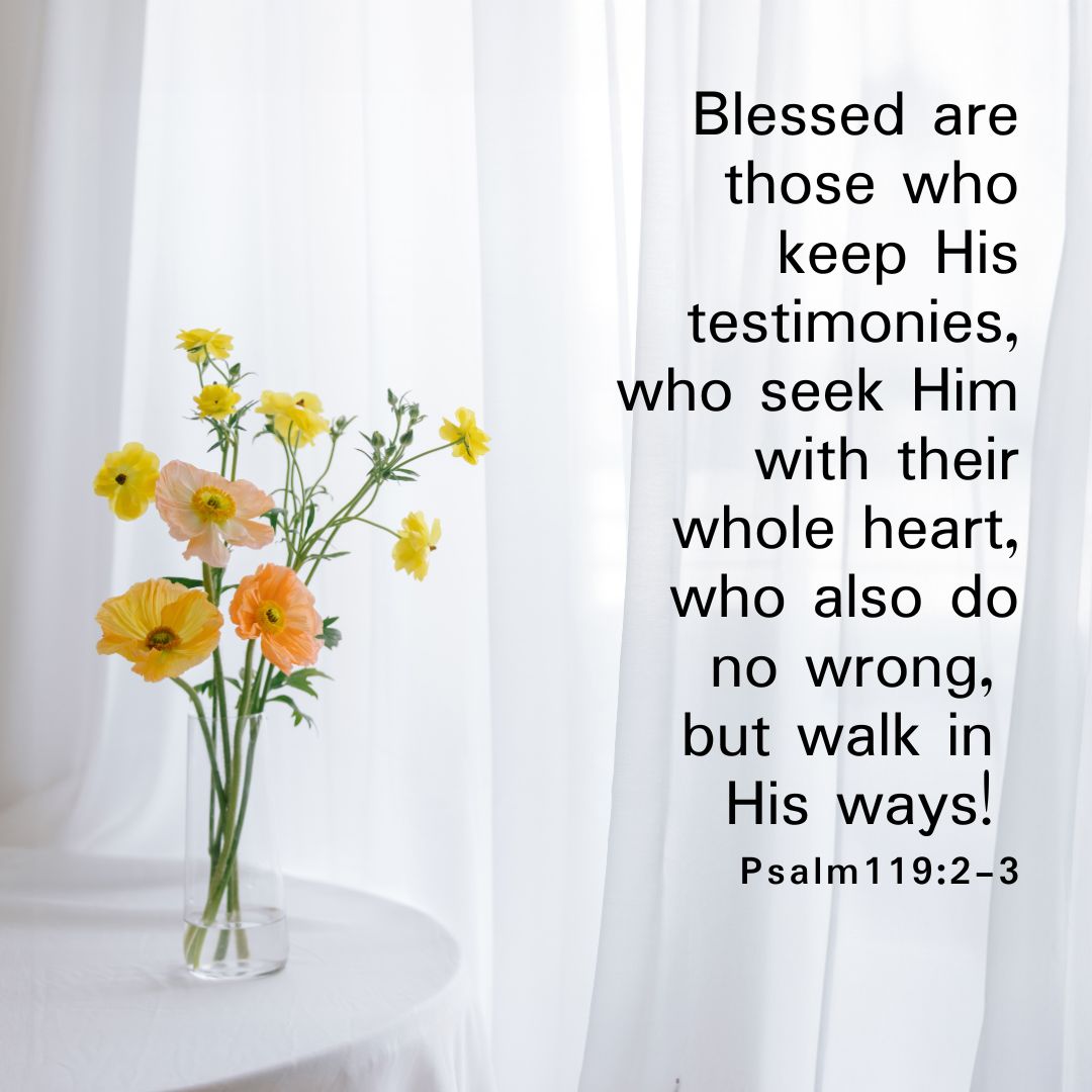 Psalm 119:2-3
