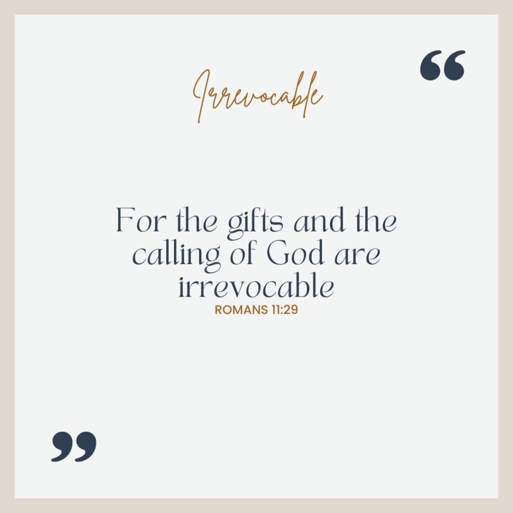 Romans 11:29